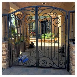 Puerta de Hierro Forjado de Doble Hoja - Puerta de Hierro Forjado de Lujo para Entrada de Vehículos - Product Image 4