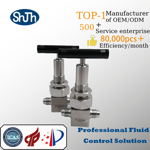 Vanne à soufflet haute pression interchangeable SHJH-LOK Swagelok manuelle en acier inoxydable 316 avec double vis extérieure filetée NPT/<span class=keywords><strong>BSPP</strong></span>/BSPT, OEM ASME ASTM DIN GB - Product Image 3