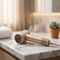 Sèche-cheveux professionnel de salon 1600W, haute vitesse 110000 tr/min, sèche-cheveux plasma, séchage rapide, écran HD pour hôtels et foyers