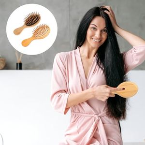 Mini Peine de Bambú Personalizado, Cepillo de Madera para Masaje y Peinado del Cuero Cabelludo, Herramienta de Cuidado del Cabello de Bolsillo con Logotipo, Herramienta Natural para Peinar el Cabello - Product Image 5