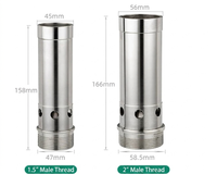 Buse à bulles de haute qualité en acier inoxydable pour fontaine, jet d'eau pour jardin, bassin, aménagement paysager, décoration aquatique
