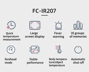 Thermomètre numérique 3 en 1 thermomètre frontal <span class=keywords><strong>Shenzhen</strong></span> avec fièvre lecture de précision instantanée - Product Image 4