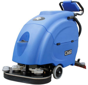 C660 Floor Cleaner Scrubber <b>Machine</b> Portable Commercial <b>Walk</b> Behind Floor Scrubber - Product Image 1