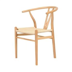 Sedia da Pranzo <span class=keywords><strong>in</strong></span> Corda con Schienale, Stile Moderno, <span class=keywords><strong>in</strong></span> Legno Massello Naturale, Ecologica, Durevole, Confortevole, Portatile, per Casa, Ufficio, Magazzino - Product Image 5