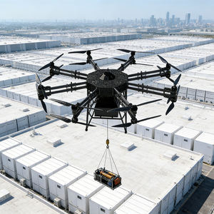 Drone de levage industriel durable GT400, puissance élevée, charge utile de 400 kg, performances extrêmes en température, 20°C à 55°C, télécommande, 4K UHD - Product Image 3