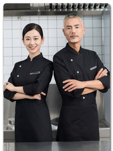Uniforme <span class=keywords><strong>de</strong></span> Chef Premium <span class=keywords><strong>de</strong></span> Manga Larga y Transpirable para Hombre, Ropa <span class=keywords><strong>de</strong></span> Trabajo <span class=keywords><strong>de</strong></span> <span class=keywords><strong>Cocina</strong></span> <span class=keywords><strong>de</strong></span> Alta Gama para Chefs y Catering <span class=keywords><strong>de</strong></span> Hoteles - Product Image 6
