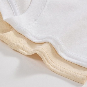 เสื้อกล้ามออกกำลังคอกลมสำหรับผู้ชายเสื้อกล้ามออกกำลังแขนกุดผ้าฝ้าย100% สำหรับออกกำลังกาย - Product Image 2