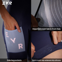 Shorts de cyclisme pour femmes Custom Pro Aero Fit Racing Team Club, respirants, coupe ajustée, antidérapants, pour vélo de route