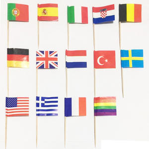 Palillos con Diseño de Bandera Americana para Frutas, Hamburguesas, Pasteles y Cócteles, para Decoración Creativa - Product Image 1