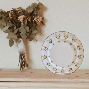Soporte <span class=keywords><strong>de</strong></span> plato dorado, soporte <span class=keywords><strong>de</strong></span> plato giratorio <span class=keywords><strong>de</strong></span> Metal - Product Image 6