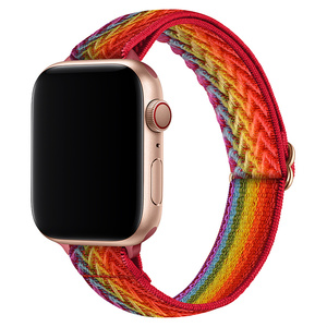 Bracelets de montre en tissu de nylon de remplacement de haute qualité en gros 16mm 18mm 20mm 22mm bracelets de montre en nylon pour <span class=keywords><strong>apple</strong></span> Iwatch - Product Image 6