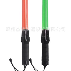 Bâton de contrôle du trafic 54 cm, bâtons lumineux LED avec alimentation par batterie pour utilisation nocturne - Product Image 5