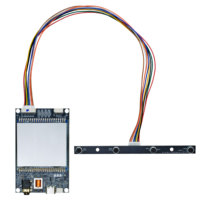 4 mikrofon Array 30 ° sudut pengambilan, modul mikrofon arah pengambilan suara jelas dan pribadi untuk Terminal layanan mandiri