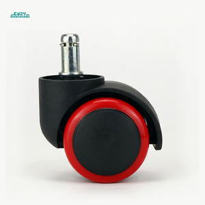 Nylon PVC Gute Qualität Günstiger Preis Lenk rollen Räder Bürostuhl Räder 50mm PVC Nachlauf - Product Image 1