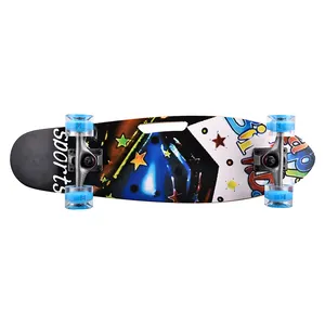 Portable Surf Skate Truck Custom For Print Skateboard Profesional For Sale 4 Wheels Custom Skateboard