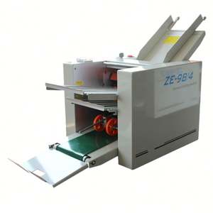 Máquina Plegadora <span class=keywords><strong>de</strong></span> Papel ZE-9B/4, Máquina Automática para Doblar Sobres y Cartas con Contador Digital y Parada Automática - Product Image 3