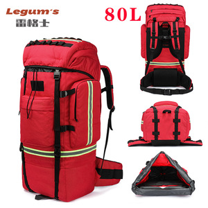 Legum's <b>Fire</b> Rescue Backpack 80L Durable Oxford Cloth Outdoor Sports Gear - Product Image 4