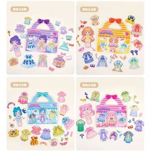 Jouets pour filles : Poupées magnétiques à habiller, Puzzles aimantés pour réfrigérateur, Thème Princesse, pour jeu d'imitation, cadeau d'anniversaire et activité de voyage - Product Image 5