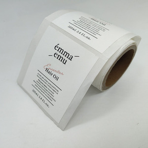 Fabrictextile sticker tự dính vải cotton Ribbon nhãn cho chai nước hoa - Product Image 2