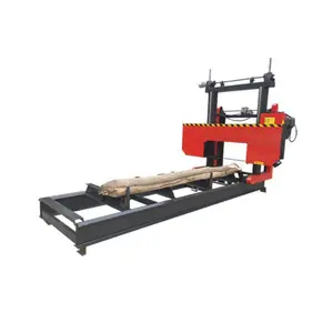 Timber Cutting Machine Band Saw Mill Diesel Portable Sawmill Horizontal Bandsaw Sawmill for wood