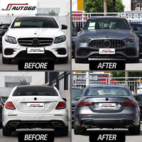 Nouveau kit de carrosserie en fer PP ABS pour Benz E W213 2016 2017 2018 2019 2020 mise à niveau vers 2024 E63S 1:1 capot de garde-boue large