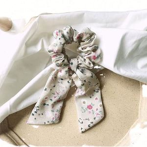 Coleteros de Pelo de Seda Satinada Portátiles de Nuevo Estilo, Lazos de Pelo Vintage de Color Puro con Lazo Largo para Mujer - Product Image 1