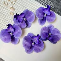Tête de fleur de Phalaenopsis, fleur artificielle, épingle à cheveux, accessoires de coiffure, matériel floral, impression 3D Phalaenopsis