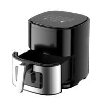 Appareils électroménagers de cuisine en gros de Chine, meilleure friteuse à air portable, grande capacité, friteuse à air électrique avec écran LED