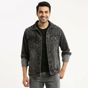 Factory Direct Supply Newest Style <b>Men</b> Jeans <b>Jacket</b> Good Quality Competitive Price <b>Men</b> <b>Denim</b> <b>Jacket</b> With Custom Logo - Product Image 1