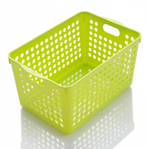 Cesto portaoggetti profondo verde Inomata - Product Image 1