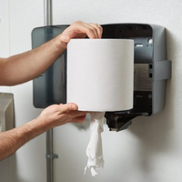 Rouleaux de papier essuie-mains industriels lourds, très vendus en 2026, rouleaux de papier essuie-mains industriels jumbo bleus
