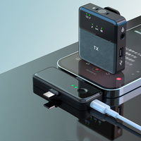 Micrófono Inalámbrico SX31 con Estuche de Carga, Micrófono de Solapa Portátil para Teléfono Celular