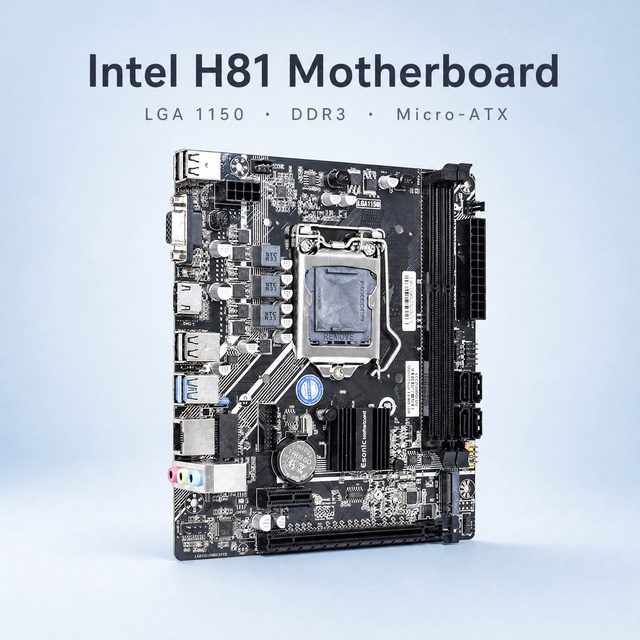 Esonic H81 B85 Motherboard Supports 2* DDR3 LGA1150 4th Intel Core TM I3 I5 I7 Pentium Celeron Series Processors ITZR
