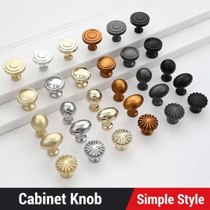 10er-Pack 1-3/8 Zoll (35 mm) ovale Tür- und Schrankknöpfe aus gebürstetem Messing in satiniertem <span class=keywords><strong>Gold</strong></span> für Küchenschränke, Kommoden, Schubladen - Product Image 5