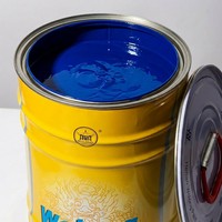 Peinture émail alkyde brillante Wolong de qualité supérieure, couche de finition longue durée résistante aux intempéries pour machines en acier et bois