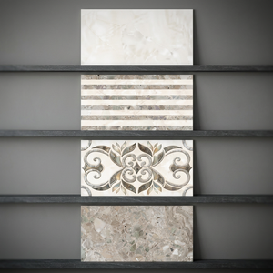 Prix Offre Spéciale bon marché gris clair brillant carreaux de mur en céramique 12x24 30x60cm 300x600mm idéal pour salle de bain de Chine - Product Image 5