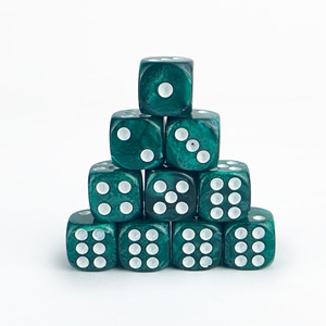 <span class=keywords><strong>Juego</strong></span> de <span class=keywords><strong>Dados</strong></span> Estándar de 6 Caras con Patrón de Perlas de Buena Calidad al por Mayor, Mini <span class=keywords><strong>Dados</strong></span> de 12 mm - Product Image 5