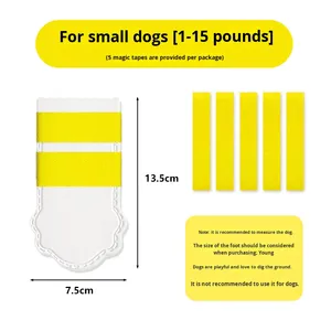 Baboney GJT023 Copriscarpe Monouso in Tessuto Non Tessuto per Cani, Impermeabili, Antiscivolo, Senza Necessità di Lavaggio, per Uso Esterno - Product Image 6