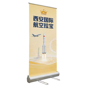 <span class=keywords><strong>Banner</strong></span> Enrollable de Grado Comercial con Sistema de Barra Superior Colgante en Marco de Aluminio Extensible, Ideal <span class=keywords><strong>para</strong></span> Uso Frecuente - Product Image 1