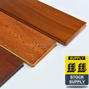 Muito barato extra largo ac4 8mm híbrido natural oak decking projetado tarquete piso