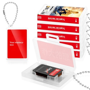 Caja <span class=keywords><strong>de</strong></span> cartuchos miniatura <span class=keywords><strong>de</strong></span> madera suave compatible con 2 unidades, colgante y llavero con tarjeta <span class=keywords><strong>de</strong></span> juego gratuita para convenciones <span class=keywords><strong>de</strong></span> cómics - Product Image 3