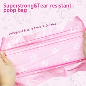Bolsas Biodegradables Ecológicas para Excremento de Perro con Logotipo Personalizado de Alta Calidad, con Fuerte Control de Olores y Material Plástico - Product Image 4