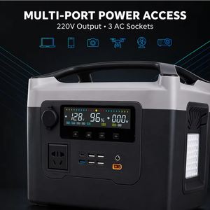 Tragbare Powerstation SM908 800W 576Wh 45Ah LiFePO4 Mobiles Solarenergiespeichersystem 3 AC-Steckdosen 220V - Product Image 3