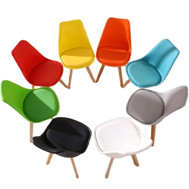 Yq mãi mãi sáng tạo nhà hàng ghế tiệc ghế gỗ vững chắc ghế đầy màu sắc