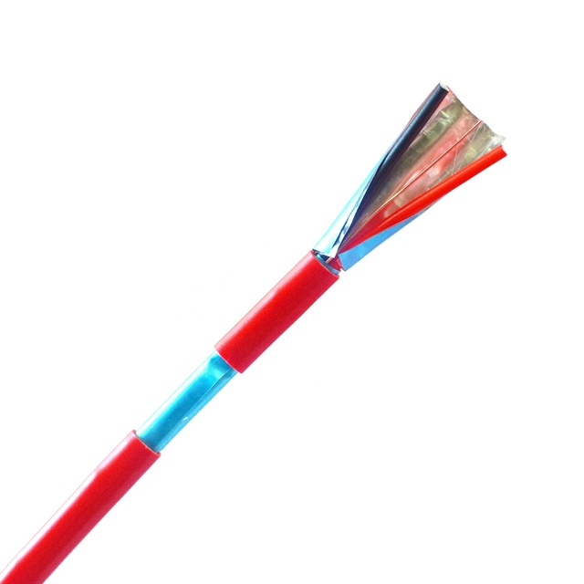 1000ft 2 Cores Fire Alarm Cable 16-24AWG PH30 PH120 Standard 1.5mm Fire Proof Fire Resistance 5m
