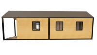 Maison modulaire préfabriquée maisons en conteneurs maison à café module allemand en vente