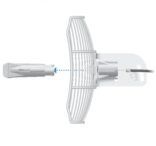 UBNT AirGrid M5 upgraded version AG-HP-5G23 high-power 7 km wireless bridge