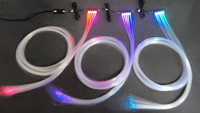 Kit de 1800 Piezas de Fibra Óptica Dinámica Symphony de 0.5mm para Techo de Coche, Garantía de 3 Años, Fuente de Luz LED Universal Tipo Split de 12V, CE