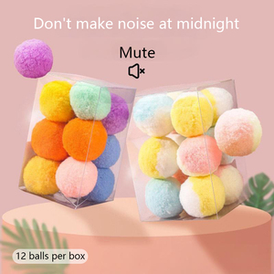 Wholesale Custom Plush <b>Cat</b> Pet Toys , Soft & Elastic Bite-Resistant Toy Balls, Self-Entertainment Pet Accessories for Play/ - Product Image 3