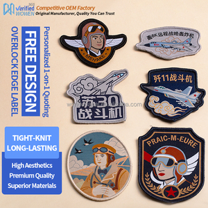 Badges tissés personnalisés écologiques, résistants à l'eau, sans nickel, sans plomb, avec épingle de sécurité, fermeture auto-agrippante de luxe, PVC souple - Product Image 6